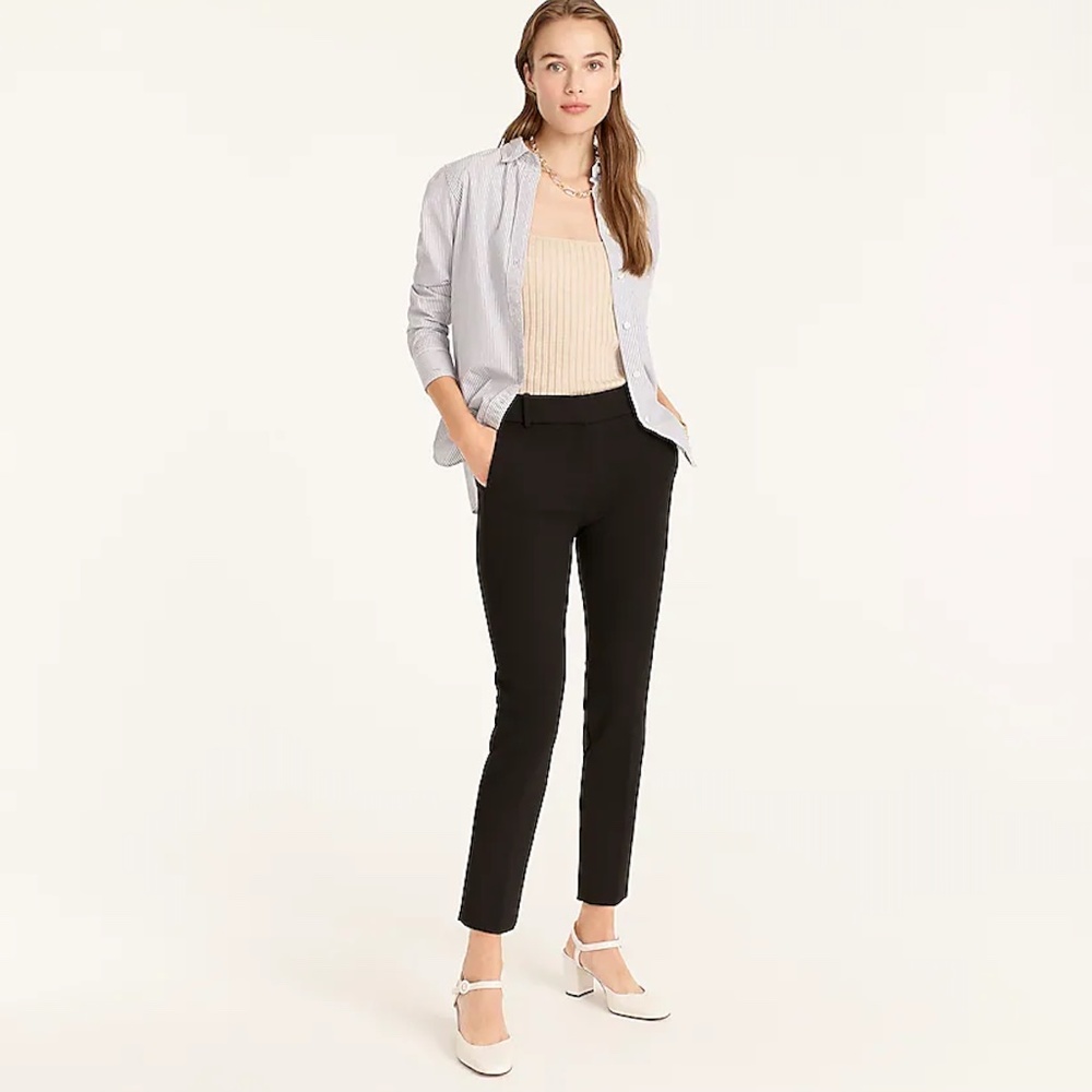 J.Crew Cameron Slim Cropped Pant in Four Season Stretch 00P - Picture 4 of 7
